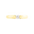 SANINA Damen Ring Gold 585 (14 Karat) Diamant Weiß 0,15 ct