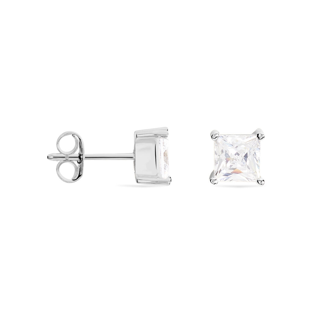 Damen Ohrstecker Silber 925 Zirkonia  - Ohrstecker Damen | OROVIVO