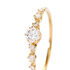 STEPHANIE Damen Ring Gold 375 (9 Karat) Synthetischer Diamant Wei&szlig; 0,29 ct
