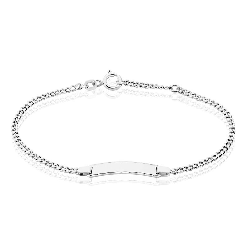 Damen ID Armband Panzerkette Silber 925 gravierbar - Personalisiertes Armband Damen | OROVIVO
