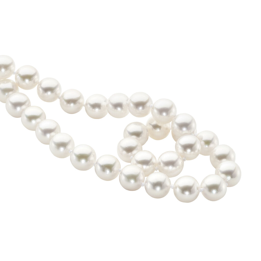 Damen Perlenkette Gold 585 Akoyaperle 7,5-8mm Grace - Halsketten Damen | OROVIVO