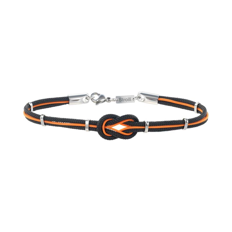 Bracciale nodo in corda e acciaio - Spannringe Herren | OROVIVO