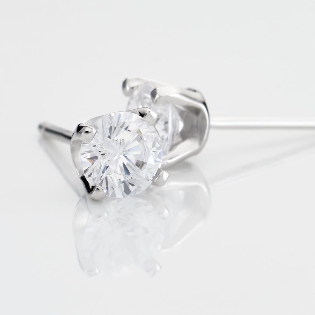 LENNJA Damen Ohrstecker Silber 925 Zirkonia ---