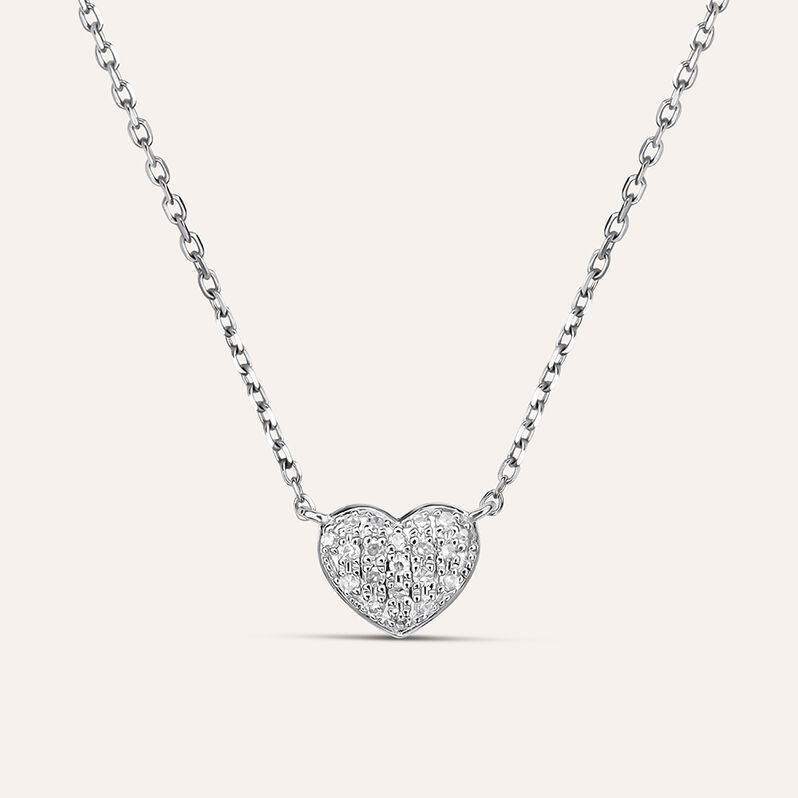 Collana Sophia Oro Bianco Diamante - Spannringe Damen | OROVIVO