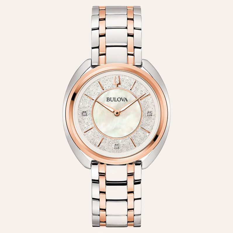 Orologio Al Quarzo Bulova Classic Diamonds 98p219 - Spannringe Damen | OROVIVO