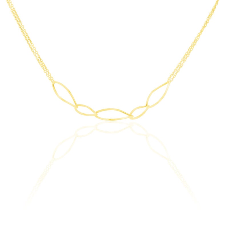 Collier Luana Or Jaune - Spannringe Damen | OROVIVO