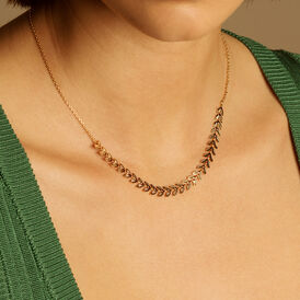 Damen Halskette Messing Gold 750 plattiert  - Ketten ohne Stein Damen | OROVIVO