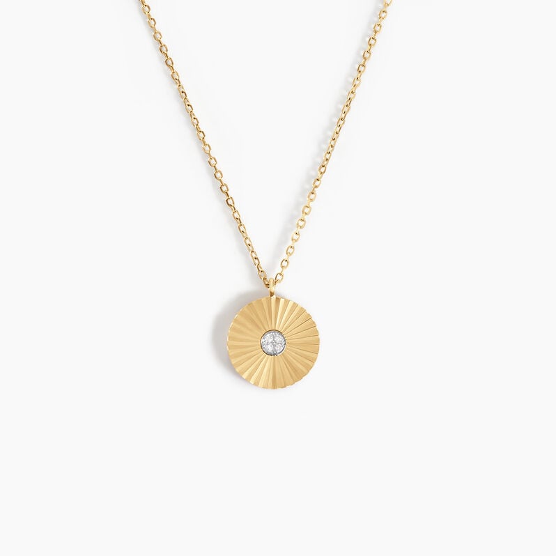 Collier Mack Or Jaune Diamant - Spannringe Damen | OROVIVO