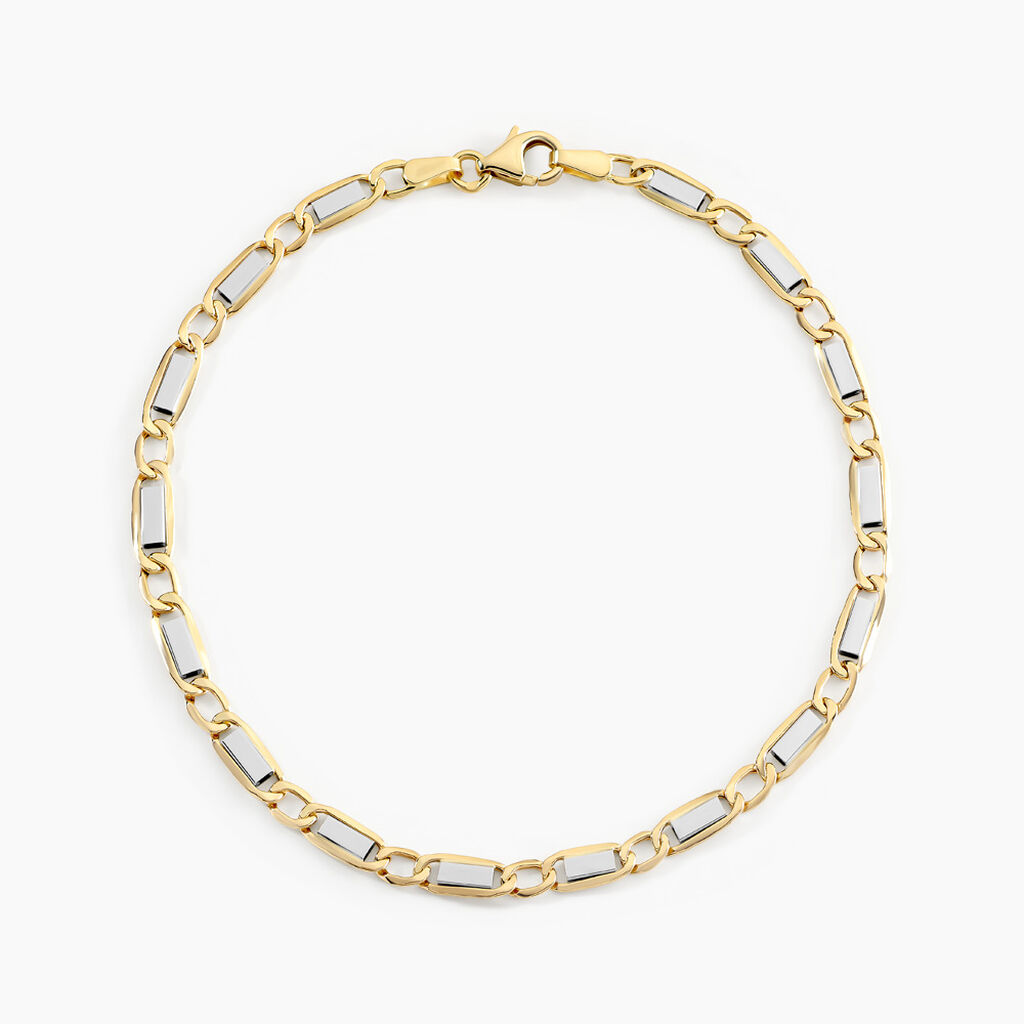 Bracelet Or Bicolore - Spannringe Herren | OROVIVO