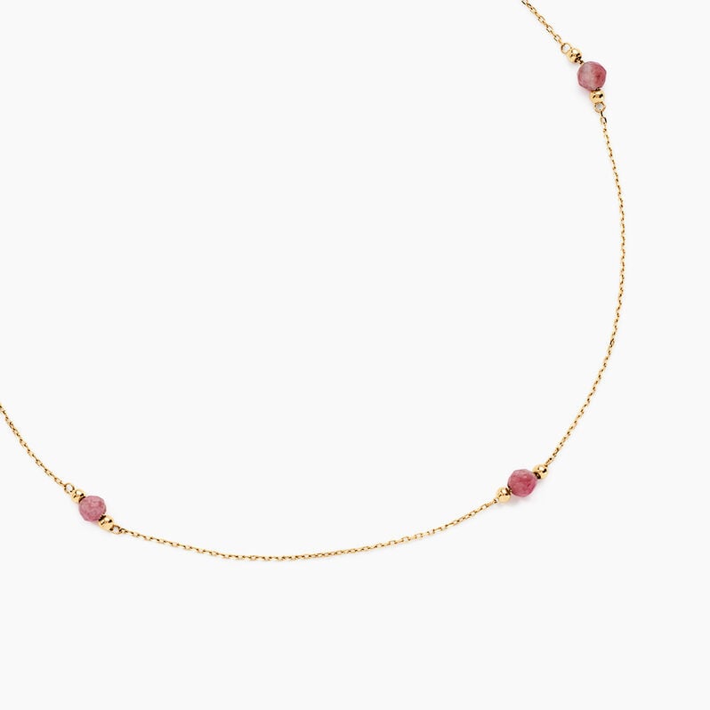Collier Billy Or Jaune Tourmaline - Spannringe Damen | OROVIVO