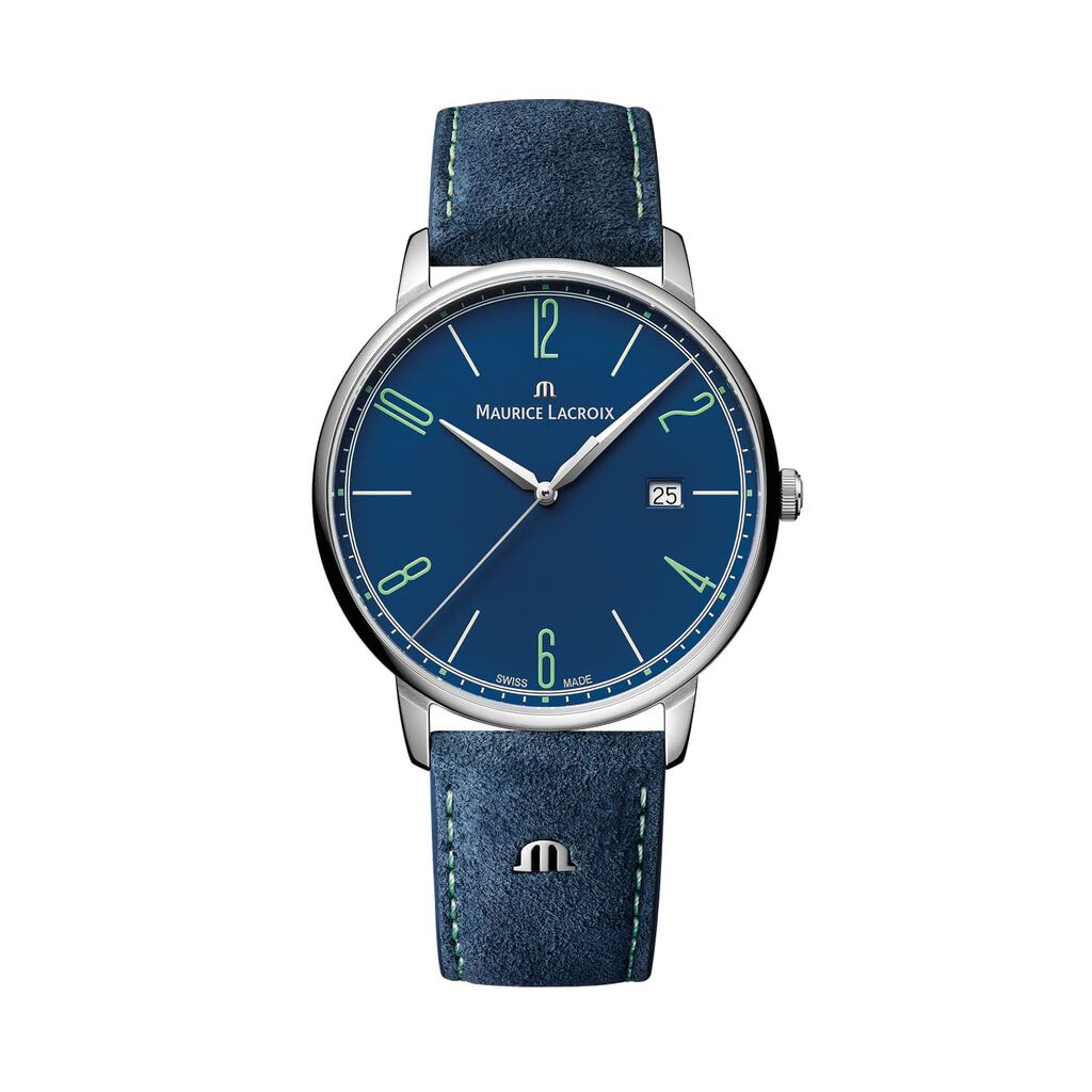 Maurice Lacroix Herrenuhr Eliros Date 25th Anniversary Quarz EL1118-SS00E-420-C - Armbanduhren Unisex | OROVIVO