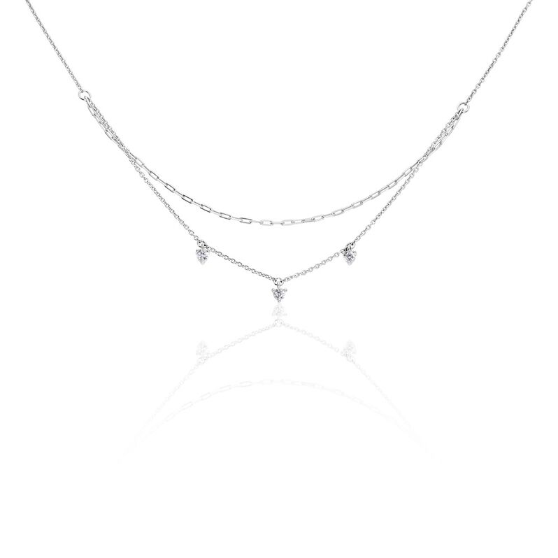 Collier Laetita Argent Rhodié Oxyde - Spannringe Damen | OROVIVO