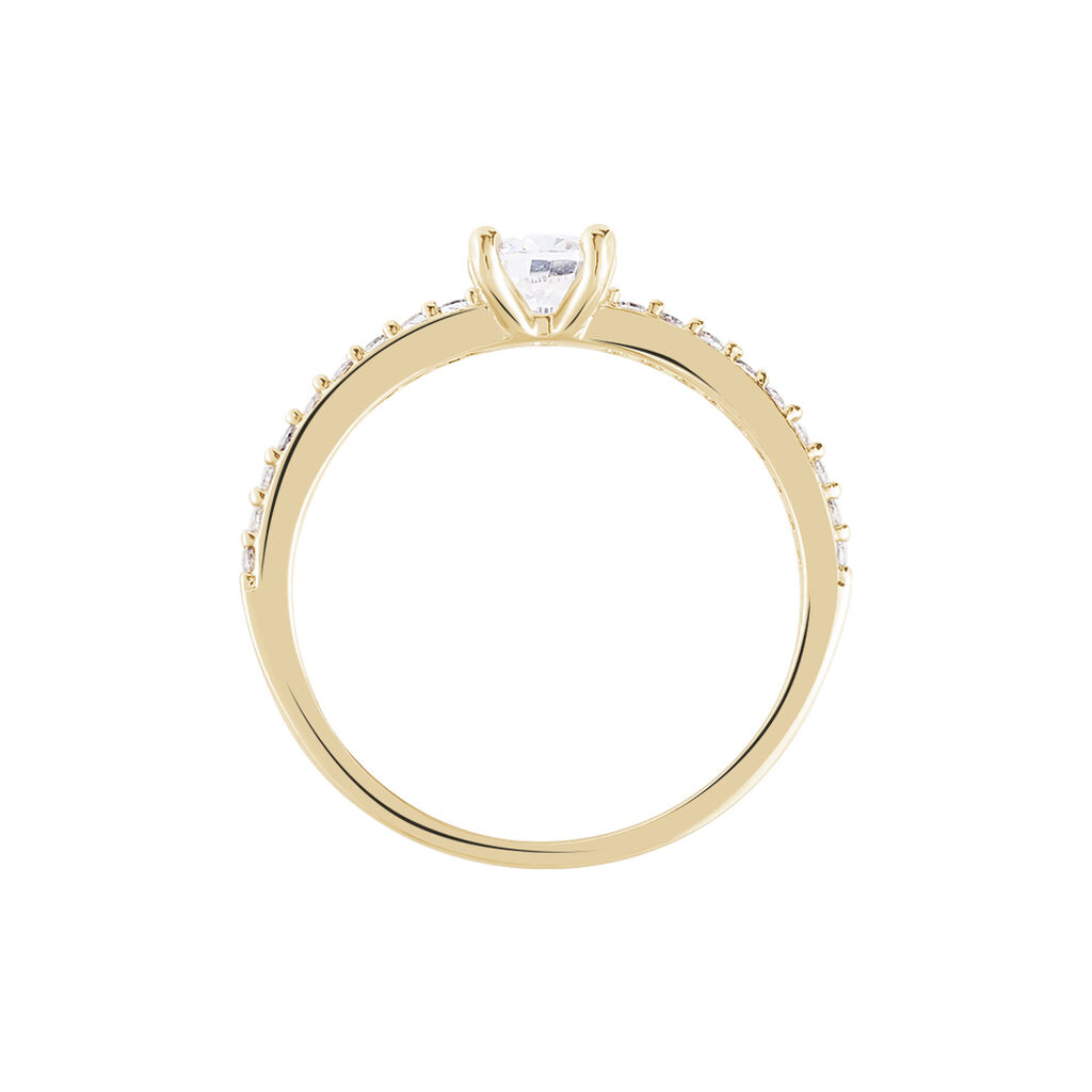 Damen Ring Vergoldet Zirkonia Mireilla  - Verlobungsringe Damen | OROVIVO
