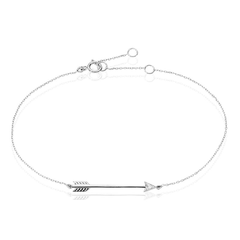 Bracelet Or Weiss Et Diamant - Spannringe Damen | OROVIVO