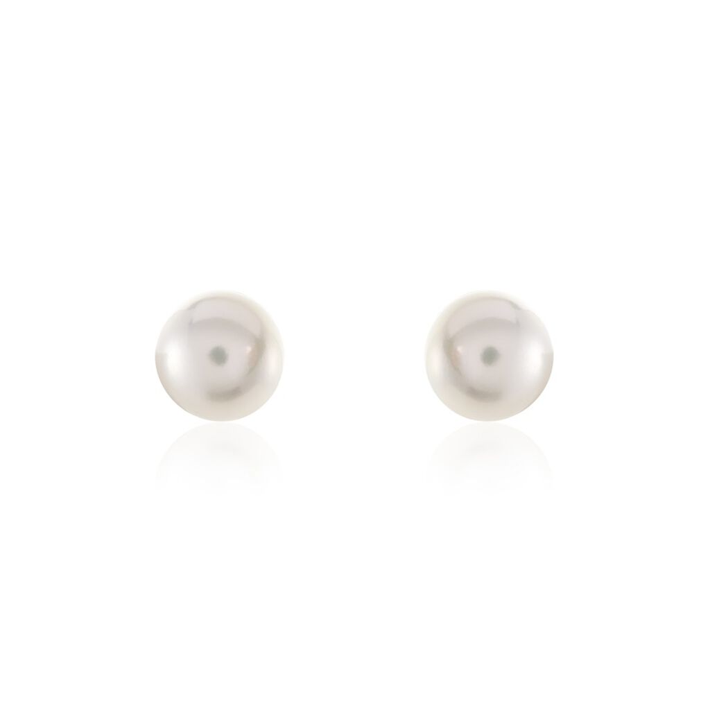 Damen Perlenohrringe Gold 585 Zuchtperle 8-9mm Grace - Ohrstecker Damen | OROVIVO