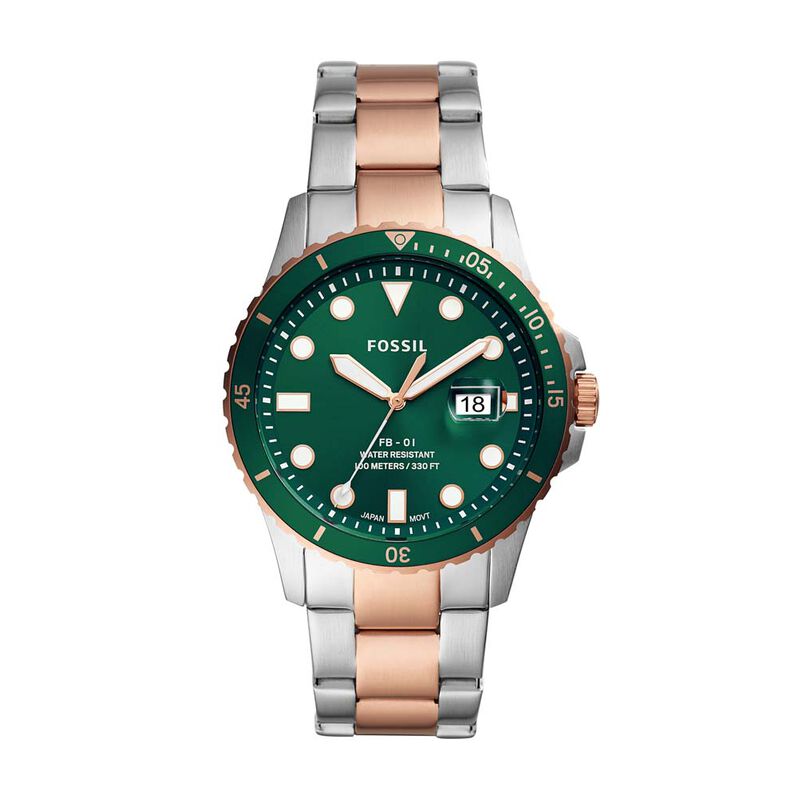 Montre  Fossil Fb-01 Vert - Spannringe Herren | OROVIVO