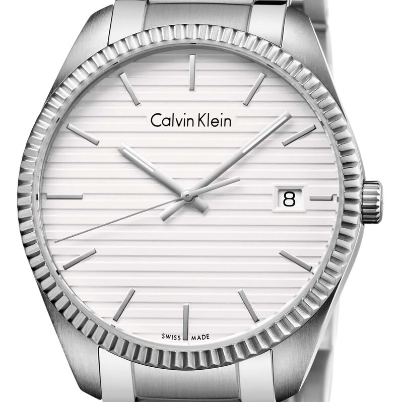 Orologio Uomo Calvin Klein Alliance quadrante argento K5R31146 - Spannringe Herren | OROVIVO