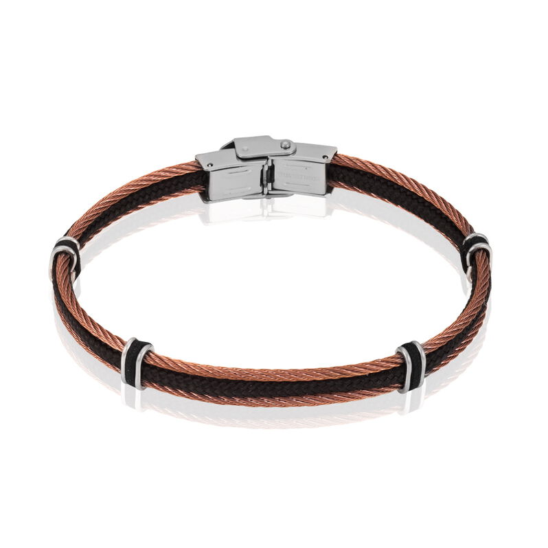 Bracelet Anthony Acier Blanc - Spannringe Herren | OROVIVO