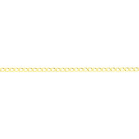 Unisex Panzerkette Facettiert Gold 375 55cm - Ketten ohne Anhänger Unisex | OROVIVO