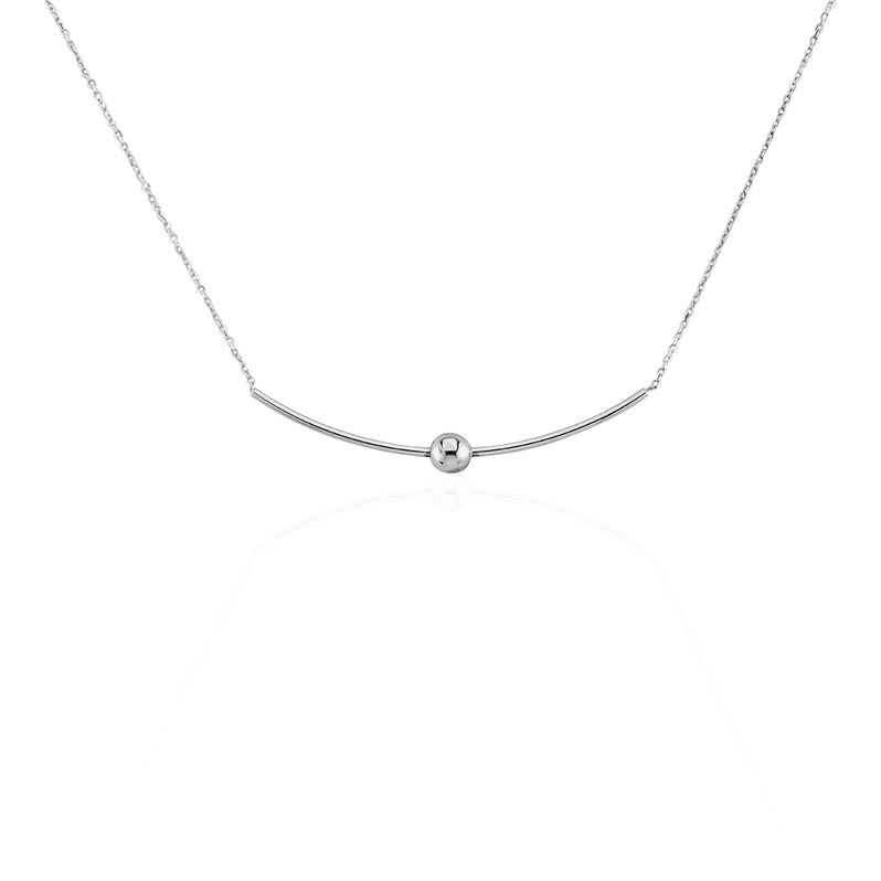 Collier Argent Kiana Barrette Boule - Spannringe Damen | OROVIVO