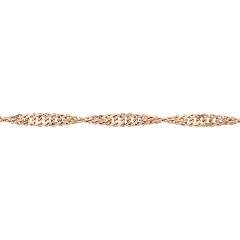 Damen Singapurkette Silber 925 Rosé Vergoldet  - Halsketten Damen | OROVIVO