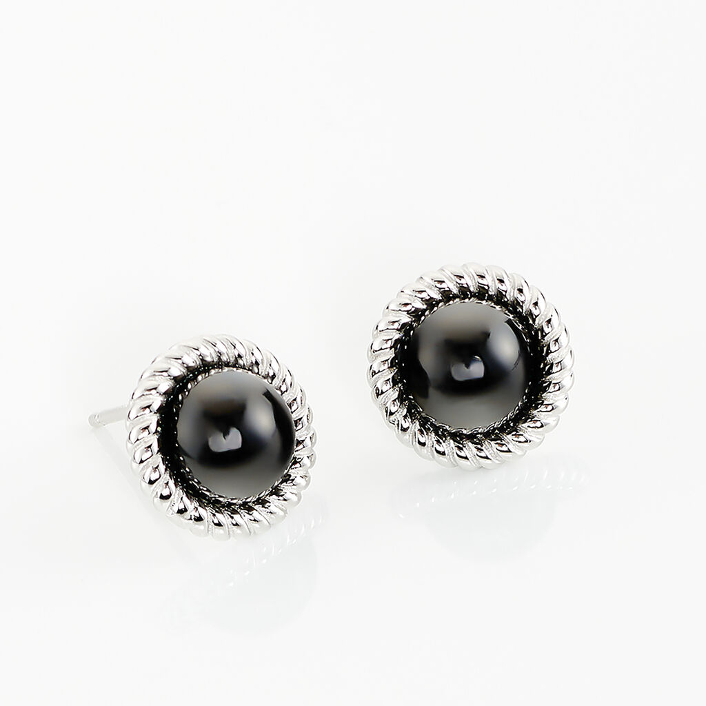 Boucles D'oreilles Argent Rhodie Adelyne - Spannringe Damen | OROVIVO