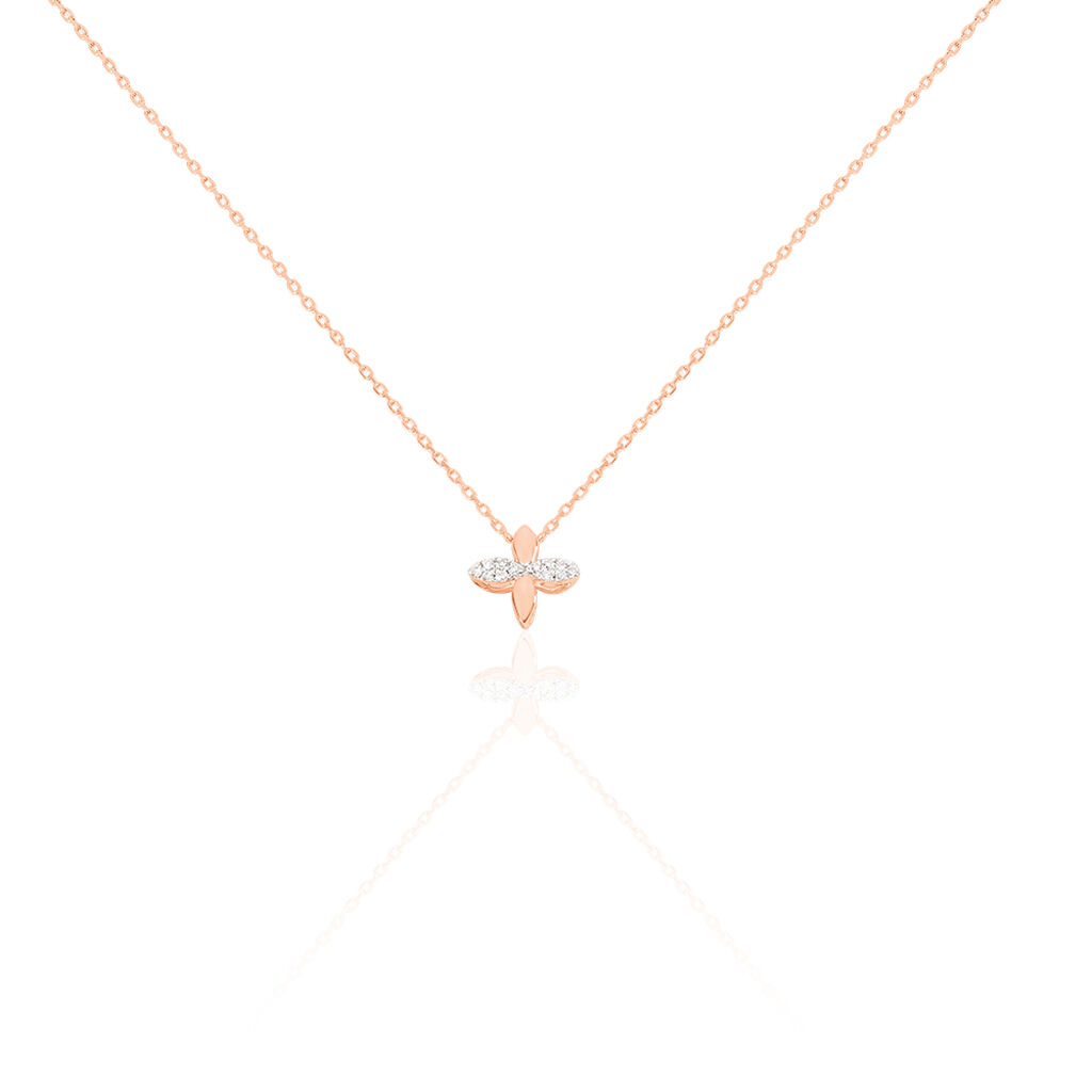 Collier Or Rose Ginila - Spannringe Damen | OROVIVO
