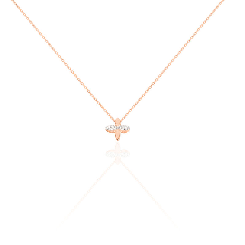 Collier Or Rose Ginila - Spannringe Damen | OROVIVO