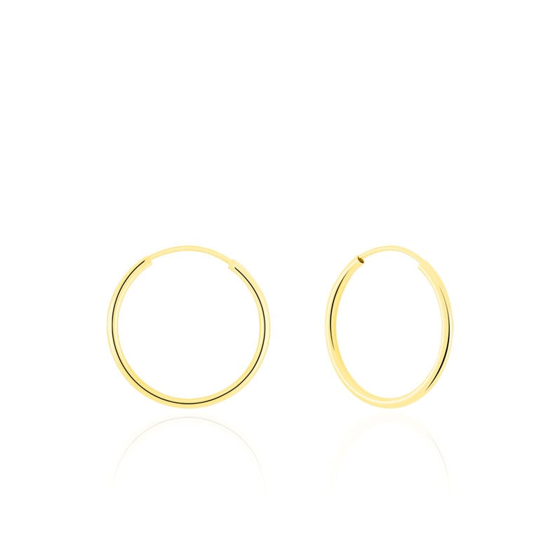 SMILLA FLEXIBEL 3 Damen Creolen Gold 375 (9 Karat) B 1,2 mm - Creolen Damen | OROVIVO