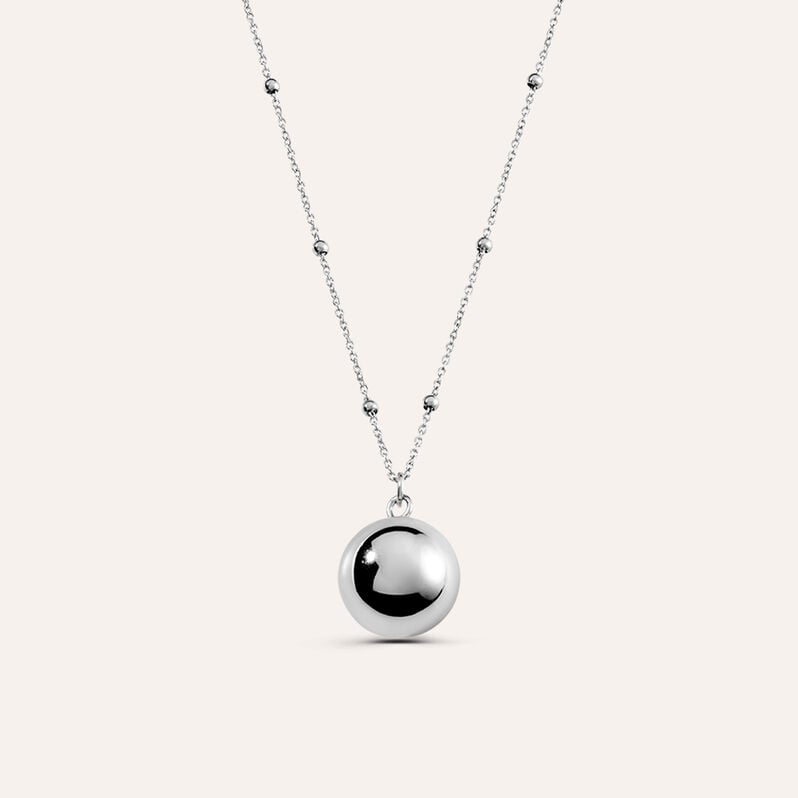 Collana Chiama Angeli Sunrise Acciaio Bicolore Bianco / Rosa - Spannringe Damen | OROVIVO
