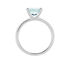 BONI Damen Ring Silber 925 Glas Himmelblau B 2,41 mm