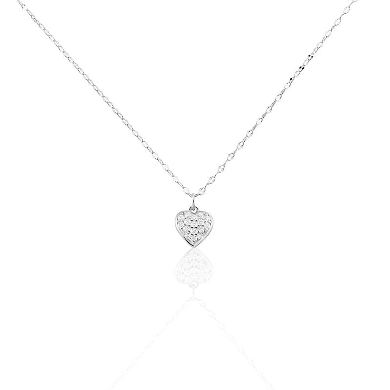 Collier Idan Argent Weiss Oxyde De Zirconium - Spannringe Damen | OROVIVO