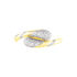 DORIE Damen Ring Gold 375 (9 Karat) Zirkonia Wei&szlig;