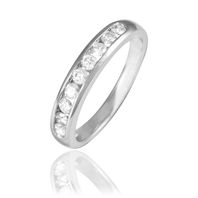 Alliance Giulia Or Blanc Diamant - Spannringe Damen | OROVIVO