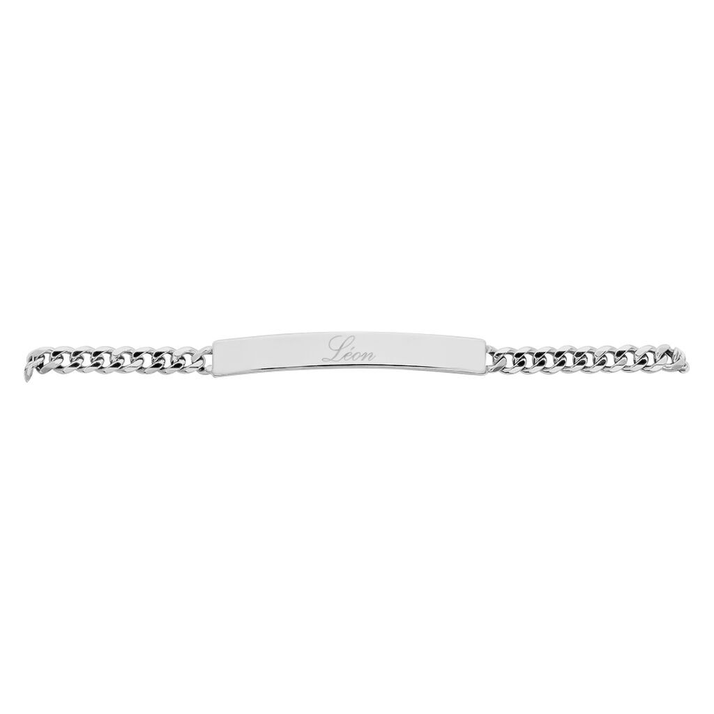 Unisex Id Armband Panzerkette Silber 925  - Armbänder mit Gravur Unisex | OROVIVO