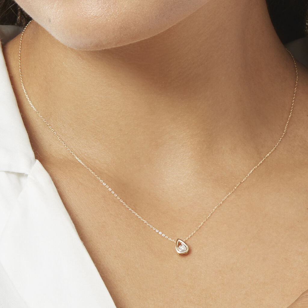 Collier Or Jaune Fidelia - Spannringe Damen | OROVIVO