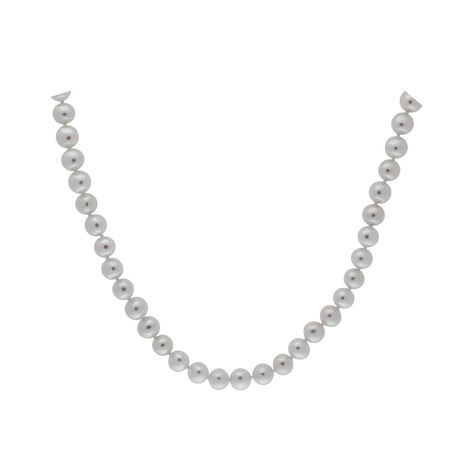Damen Perlenkette Gold 585 Zuchtperlen 7-7,5mm Haga - Halsketten Damen | OROVIVO