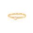 ESTELLE Damen Ring Gold 585 (14 Karat) Diamant Weiß 0,05 ct B 1,5 mm