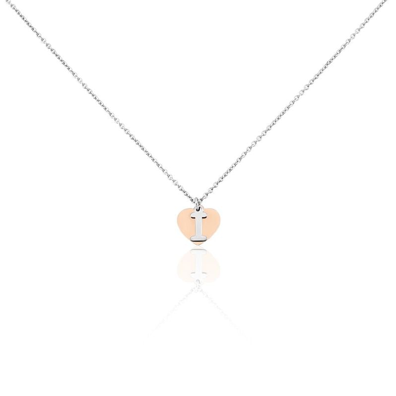 BERA Damen Collier Silber Bicolor 925 Herz - Halsketten Damen | OROVIVO