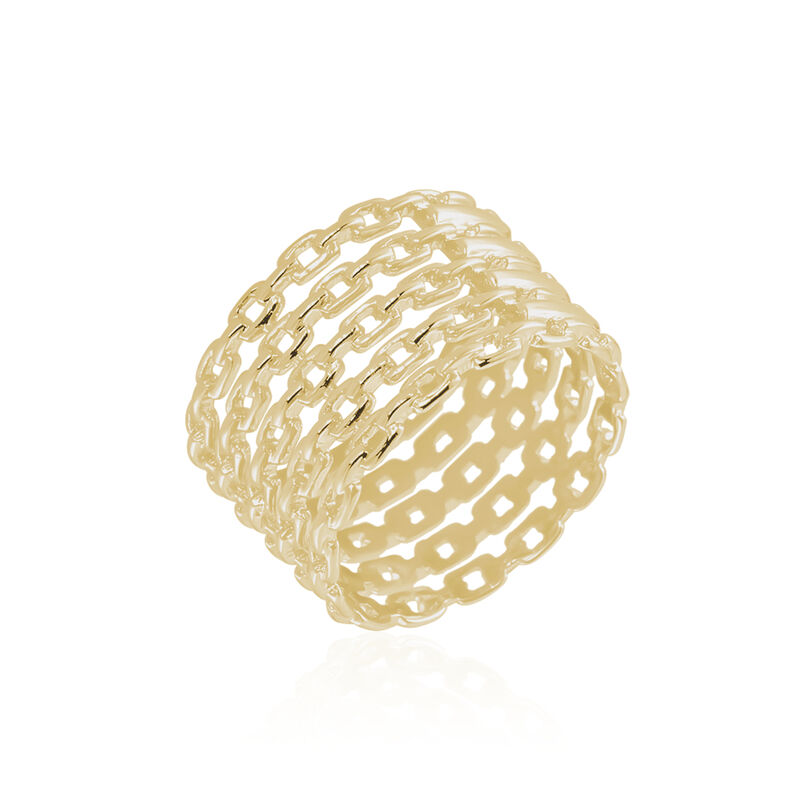 Bague Plaque Or Jaune Atila - Spannringe Damen | OROVIVO