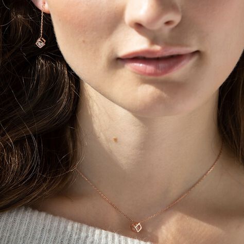 Damen Halskette Silber 925 Rosé Vergoldet - Halsketten Damen | OROVIVO