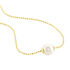 RYN Damen Collier Silber vergoldet 925 Zuchtperle Perlmutt Ball