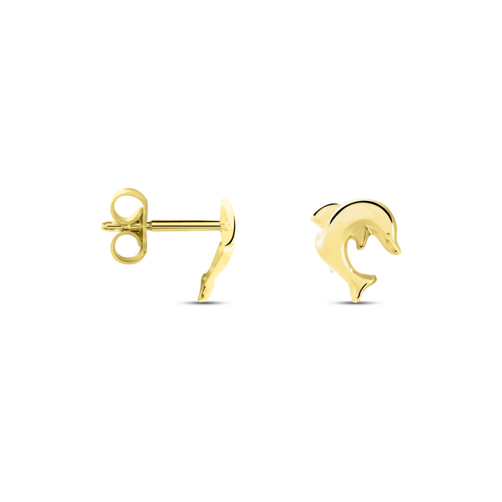 Kinder Ohrstecker Gold 333 Delphin - Ohrstecker Kinder | OROVIVO