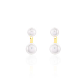 Damen Perlenohrringe Gold 375 Zuchtperle Seona - Ohrringe Damen | OROVIVO