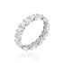EVELYNN Damen Ring Silber 925 Zirkonia Weiß 2,34 ct B 3,5 mm