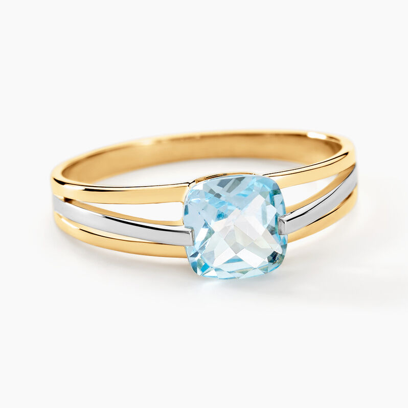 Bague Sidoine Or Bicolore Topaze - Spannringe Damen | OROVIVO