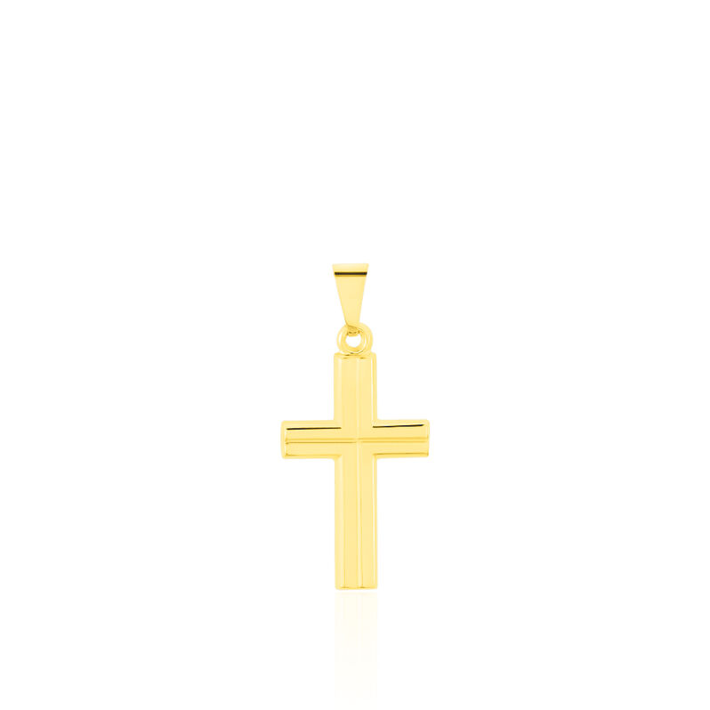 ALYSSA KREUZ 10 Unisex Anh&auml;nger Gold 333 (8 Karat) Religi&ouml;ses Kreuz - Schmuckanh&auml;nger Unisex | OROVIVO
