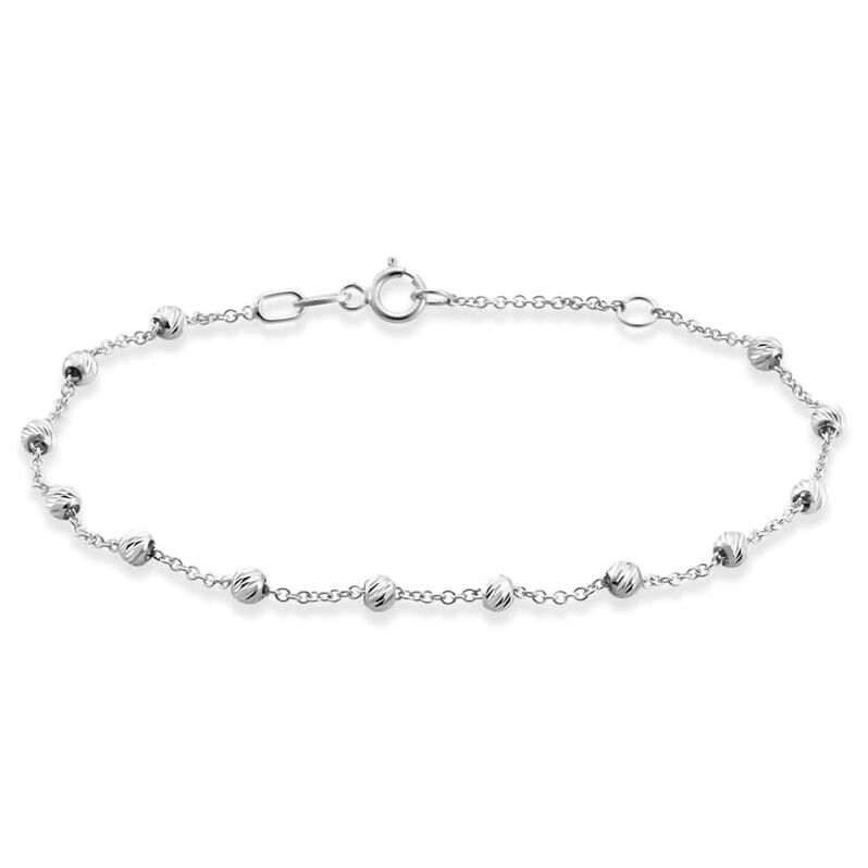 Bracciale Golden Lover Oro Bianco - Spannringe Damen | OROVIVO