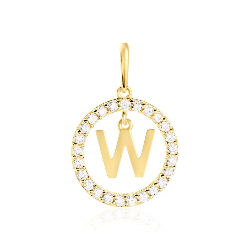 Pendentif Gabe Or Jaune Oxyde De Zirconium - Spannringe Damen | OROVIVO