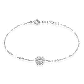 Damenarmband Silber 925 Zirkonia Schneeflocke - Armbänder  | OROVIVO